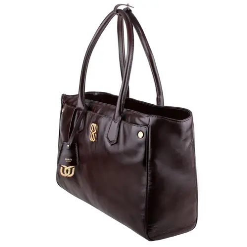 BOLSA GRANDE SHOPPING SCHUTZ MARROM