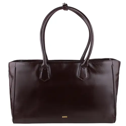 BOLSA GRANDE SHOPPING SCHUTZ MARROM