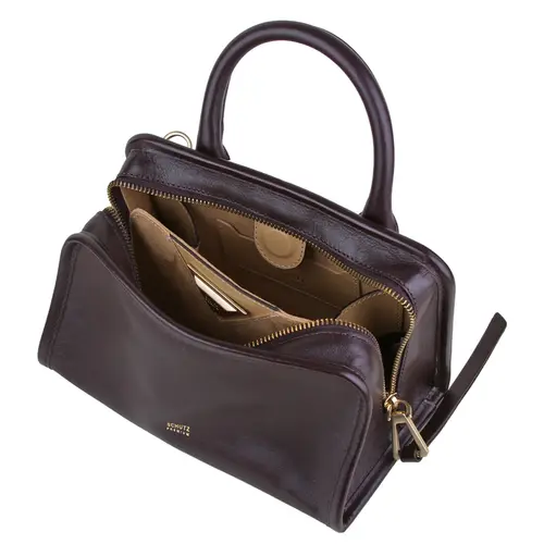 BOLSA PEQUENA TOTE RILEY SCHUTZ MARROM