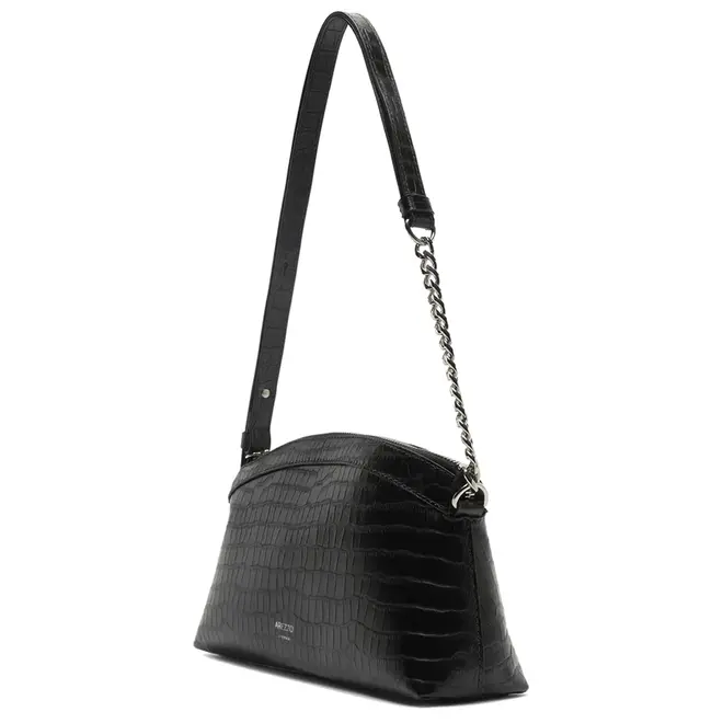 BOLSA PEQUENA SNAKE AREZZO PRETO