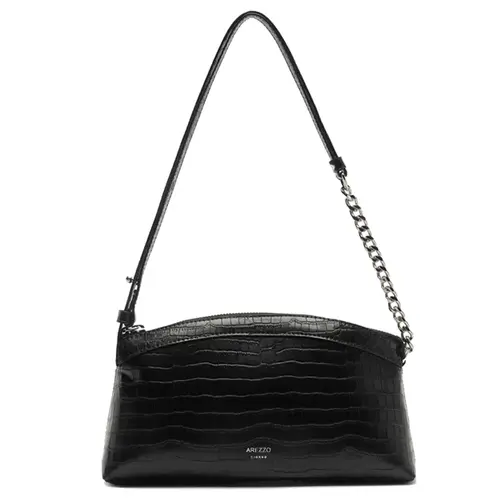 BOLSA PEQUENA SNAKE AREZZO PRETO