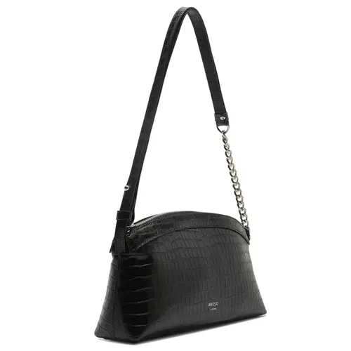 BOLSA PEQUENA SNAKE AREZZO PRETO