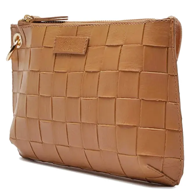 BOLSA PEQUENA TRESSÊ AREZZO CARAMELO