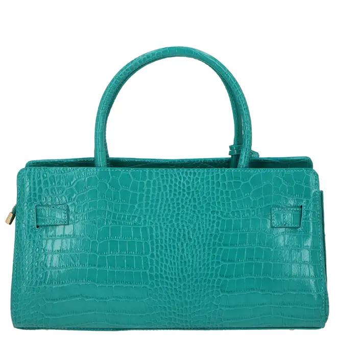 BOLSA MÉDIA CROCO LUIZA BARCELOS VERDE