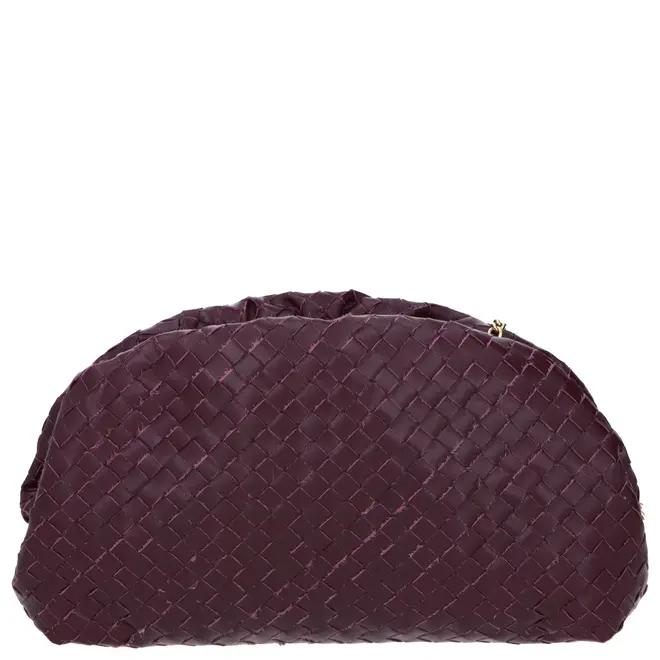 CLUTCH PEQUENA TRESSÊ LUIZA BARCELOS VINHO