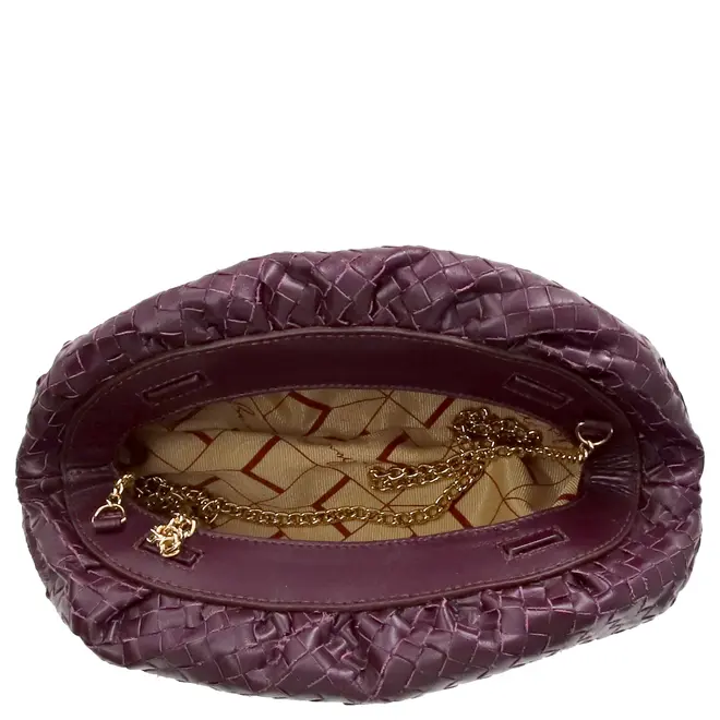 CLUTCH PEQUENA TRESSÊ LUIZA BARCELOS VINHO