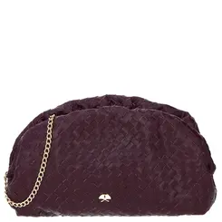 CLUTCH PEQUENA TRESSÊ LUIZA BARCELOS VINHO
