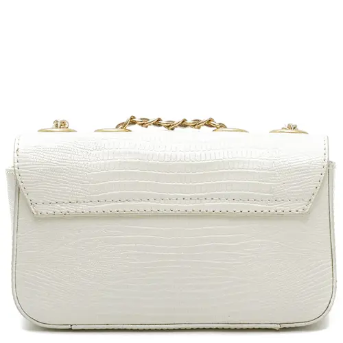 BOLSA PEQUENA ANNE LIZARD ISLA BRANCO