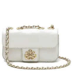 BOLSA PEQUENA ANNE LIZARD ISLA BRANCO