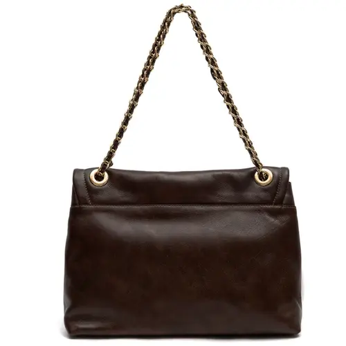 BOLSA GRANDE FLAP DAHLIA GREENE ISLA MARROM