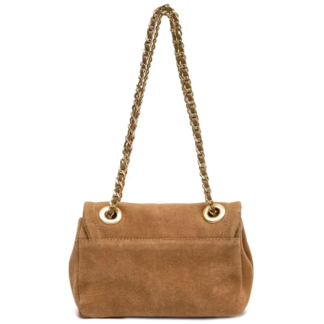 BOLSA PEQUENA FLAP PETRA ISLA BEGE
