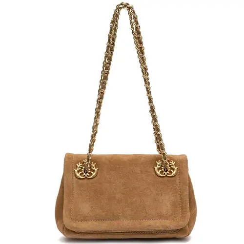 BOLSA PEQUENA FLAP PETRA ISLA BEGE