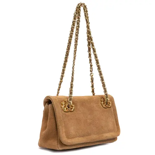 BOLSA PEQUENA FLAP PETRA ISLA BEGE
