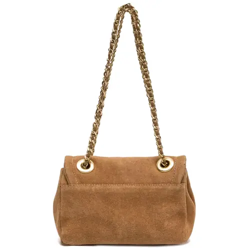 BOLSA PEQUENA FLAP PETRA ISLA BEGE