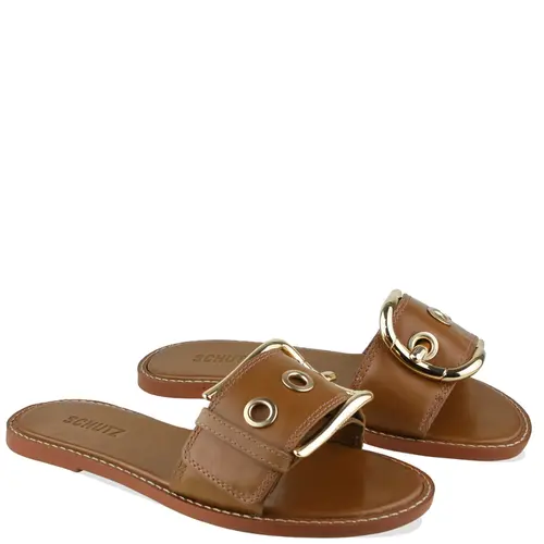 SANDALIA RASTEIRA SCHUTZ CARAMELO