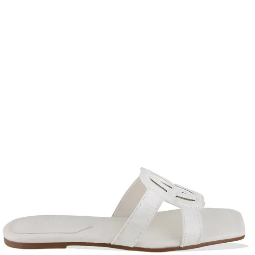 SANDÁLIA RASTEIRA CROCO SCHUTZ BRANCO