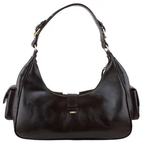 BOLSA GRANDE HOBO SCHUTZ MARROM