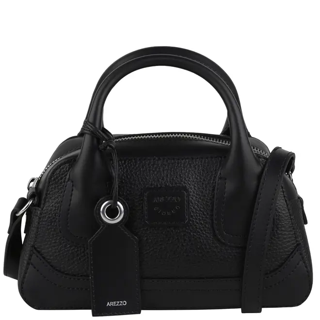 BOLSA PEQUENA BOWLING AREZZO PRETO