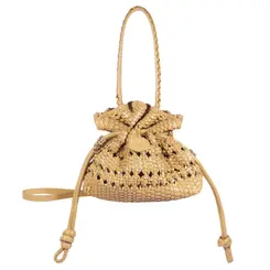 BOLSA MÉDIA BUCKET TOULERIE SCHUTZ BEGE