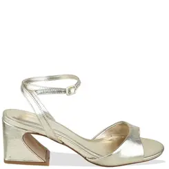 SANDÁLIA SALTO MÉDIO BENTANA DOURADO
