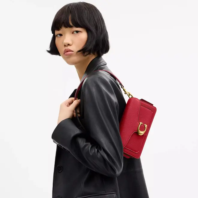 BOLSA COACH NEW YORK TABBY 20 VERMELHO