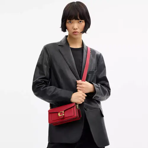 BOLSA COACH NEW YORK TABBY 20 VERMELHO