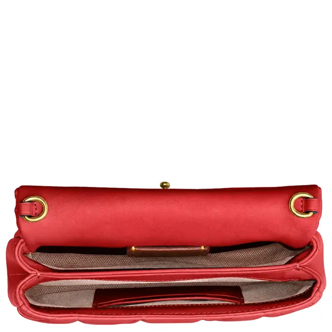 BOLSA COACH NEW YORK TABBY CHAIN 19 VERMELHO