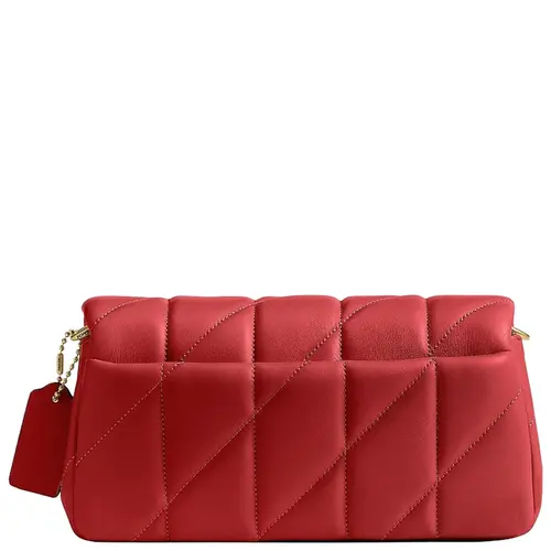 BOLSA COACH NEW YORK TABBY CHAIN 19 VERMELHO