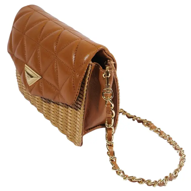 BOLSA PEQUENA 4GIRLS 944 SCHUTZ CARAMELO