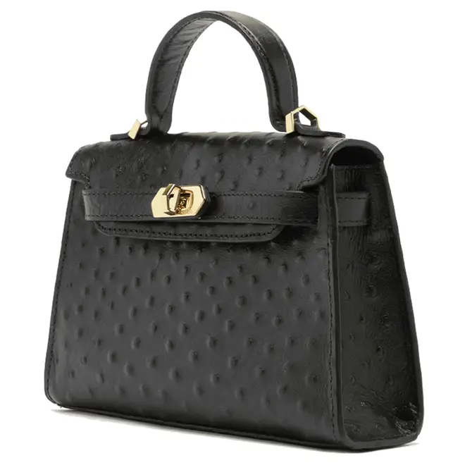 BOLSA PEQUENA NINA SATCHEL DOTS AREZZO PRETO