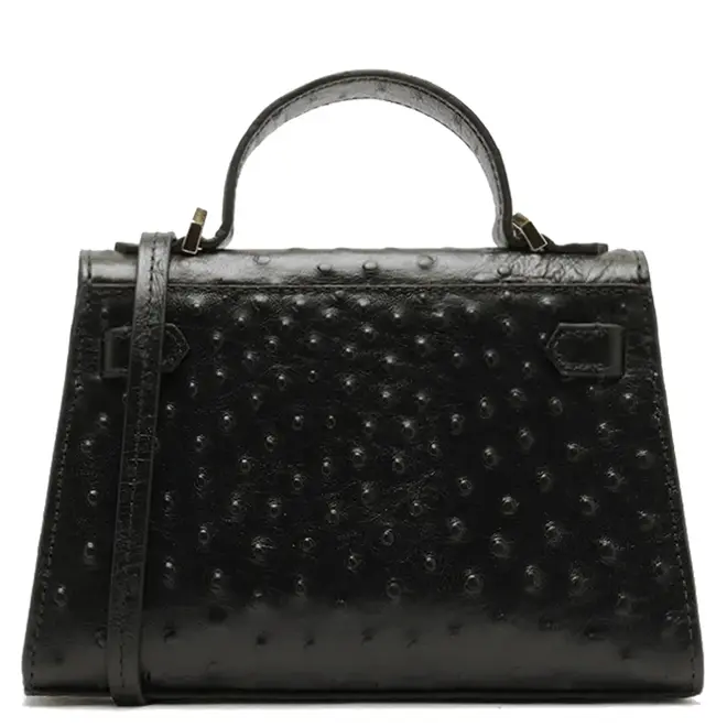 BOLSA PEQUENA NINA SATCHEL DOTS AREZZO PRETO