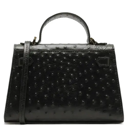 BOLSA PEQUENA NINA SATCHEL DOTS AREZZO PRETO