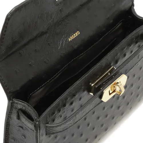 BOLSA PEQUENA NINA SATCHEL DOTS AREZZO PRETO
