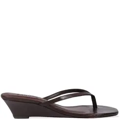 SANDÁLIA SALTO BAIXO ROSLYN WEDGE SCHUTZ MARROM