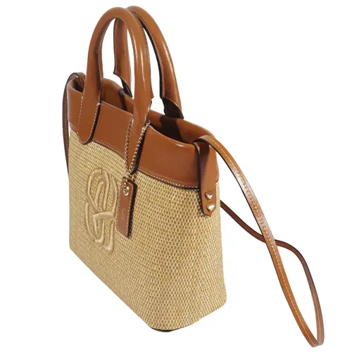 BOLSA PEQUENA TOTE MILOS SCHUTZ CARAMELO
