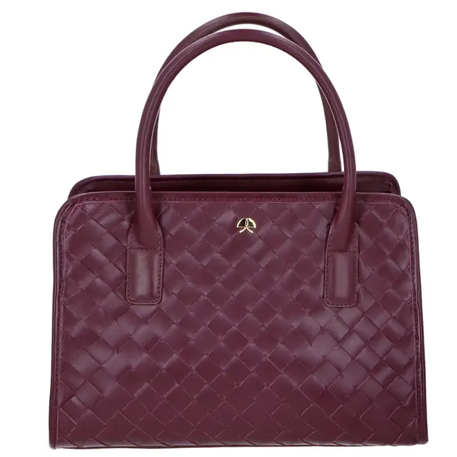 BOLSA MÉDIA TRESSÊ LUIZA BARCELOS VINHO