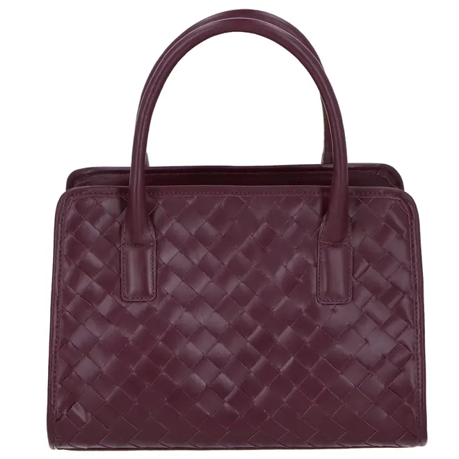 BOLSA MÉDIA TRESSÊ LUIZA BARCELOS VINHO