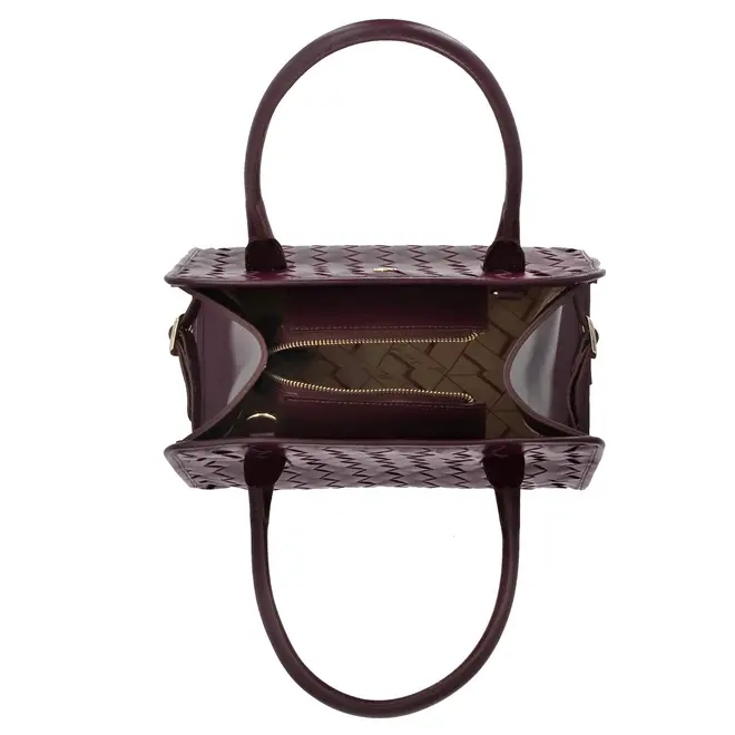 BOLSA MÉDIA TRESSÊ LUIZA BARCELOS VINHO