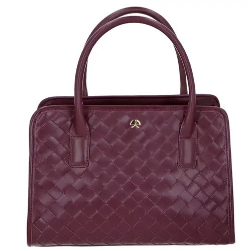 BOLSA MÉDIA TRESSÊ LUIZA BARCELOS VINHO