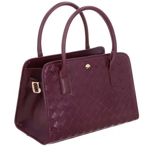 BOLSA MÉDIA TRESSÊ LUIZA BARCELOS VINHO