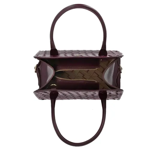 BOLSA MÉDIA TRESSÊ LUIZA BARCELOS VINHO