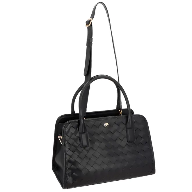 BOLSA MÉDIA TRESSÊ LUIZA BARCELOS PRETO