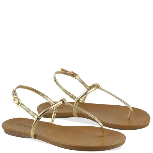 SANDÁLIA RASTEIRA AREZZO DOURADO