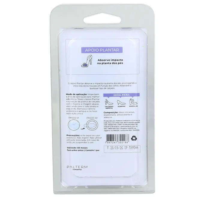 APOIO PLANTAR ACQUARELA SHOP