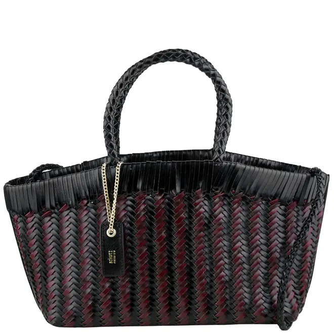 BOLSA PEQUENA TOTE MIA SCHUTZ VINHO