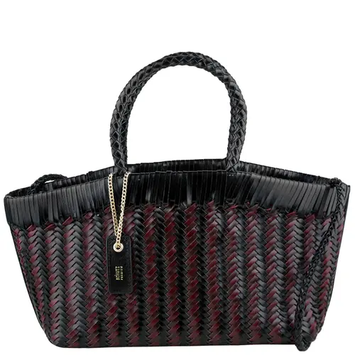 BOLSA PEQUENA TOTE MIA SCHUTZ VINHO