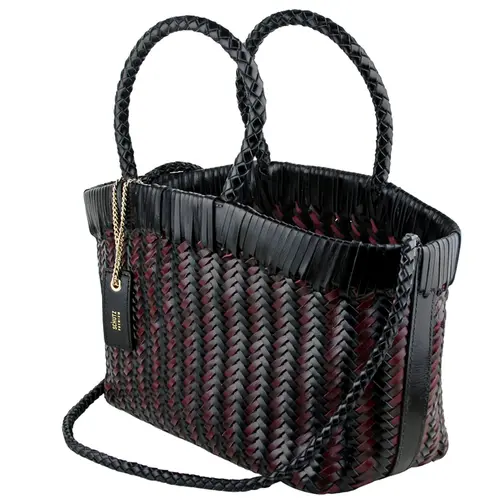 BOLSA PEQUENA TOTE MIA SCHUTZ VINHO
