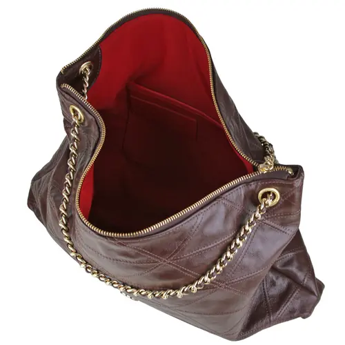 BOLSA HOBO GRANDE CHARLIE SCHUTZ MARROM