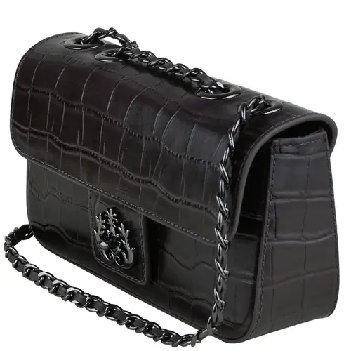 BOLSA PEQUENA ANNE CROCO ISLA MARROM