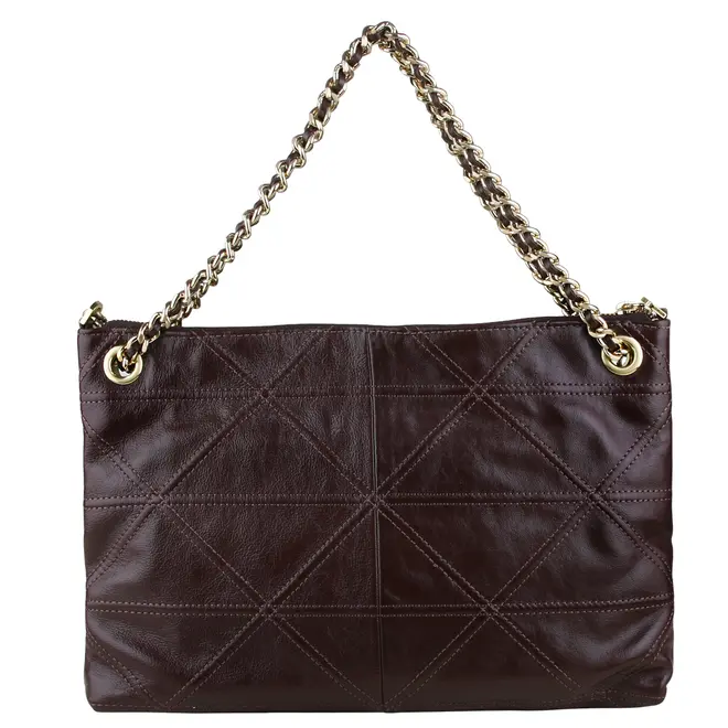 BOLSA MÉDIA CHARLIE SCHUTZ MARROM